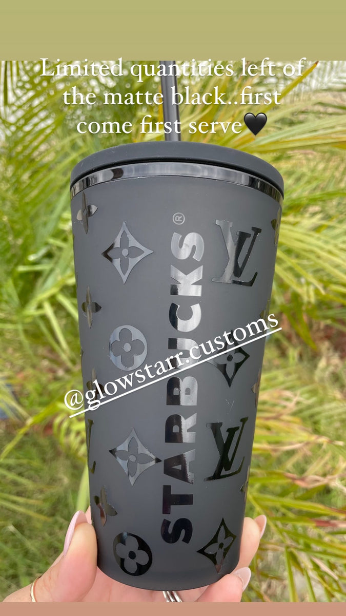 Starbucks Matte Black Cups – glowstarr.customs