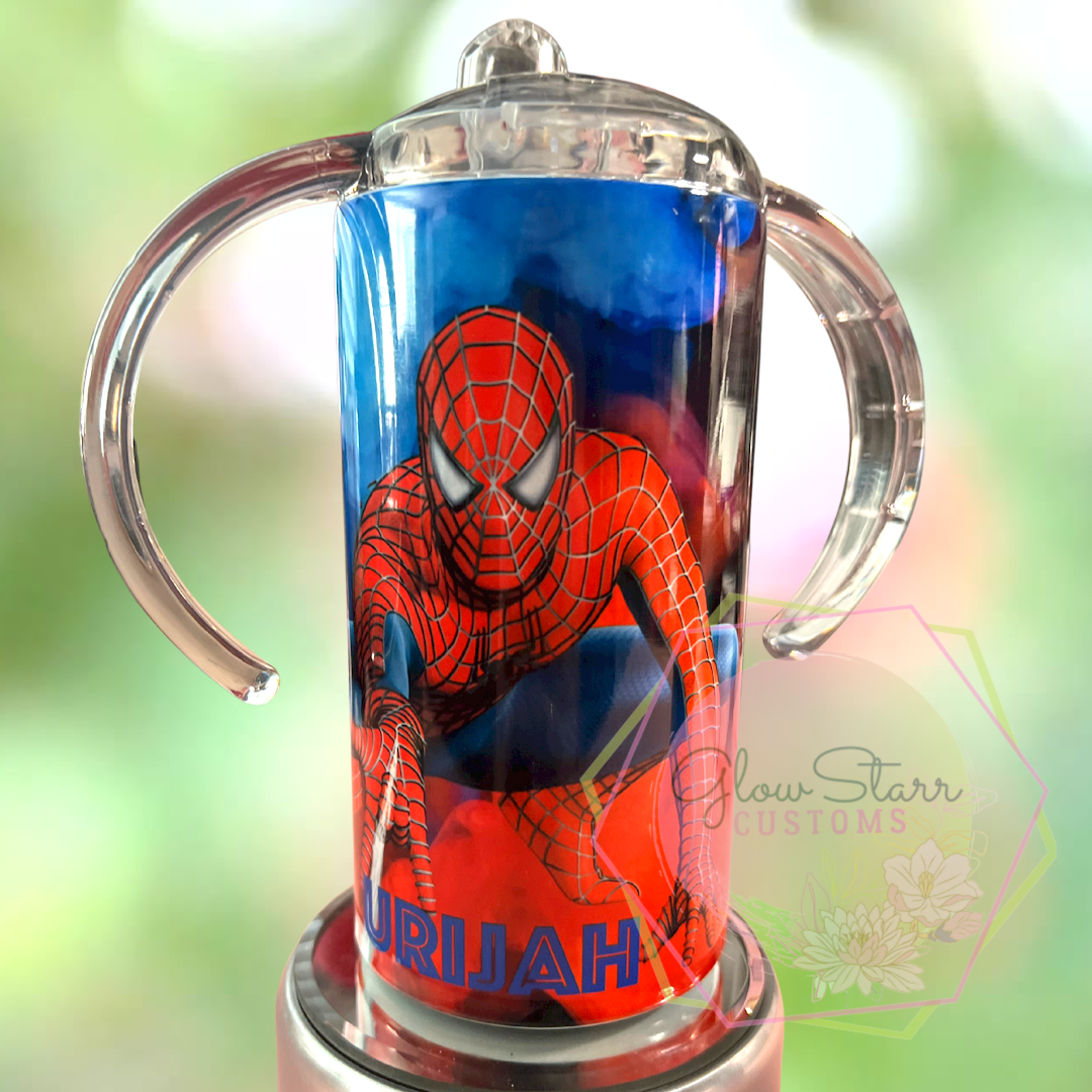 Spider Sippy Cup – glowstarr.customs
